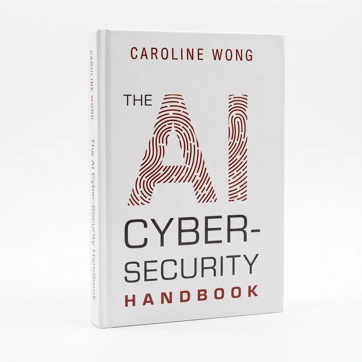 The AI Cyber-Security Handbook book by Caroline Wong on a white background.