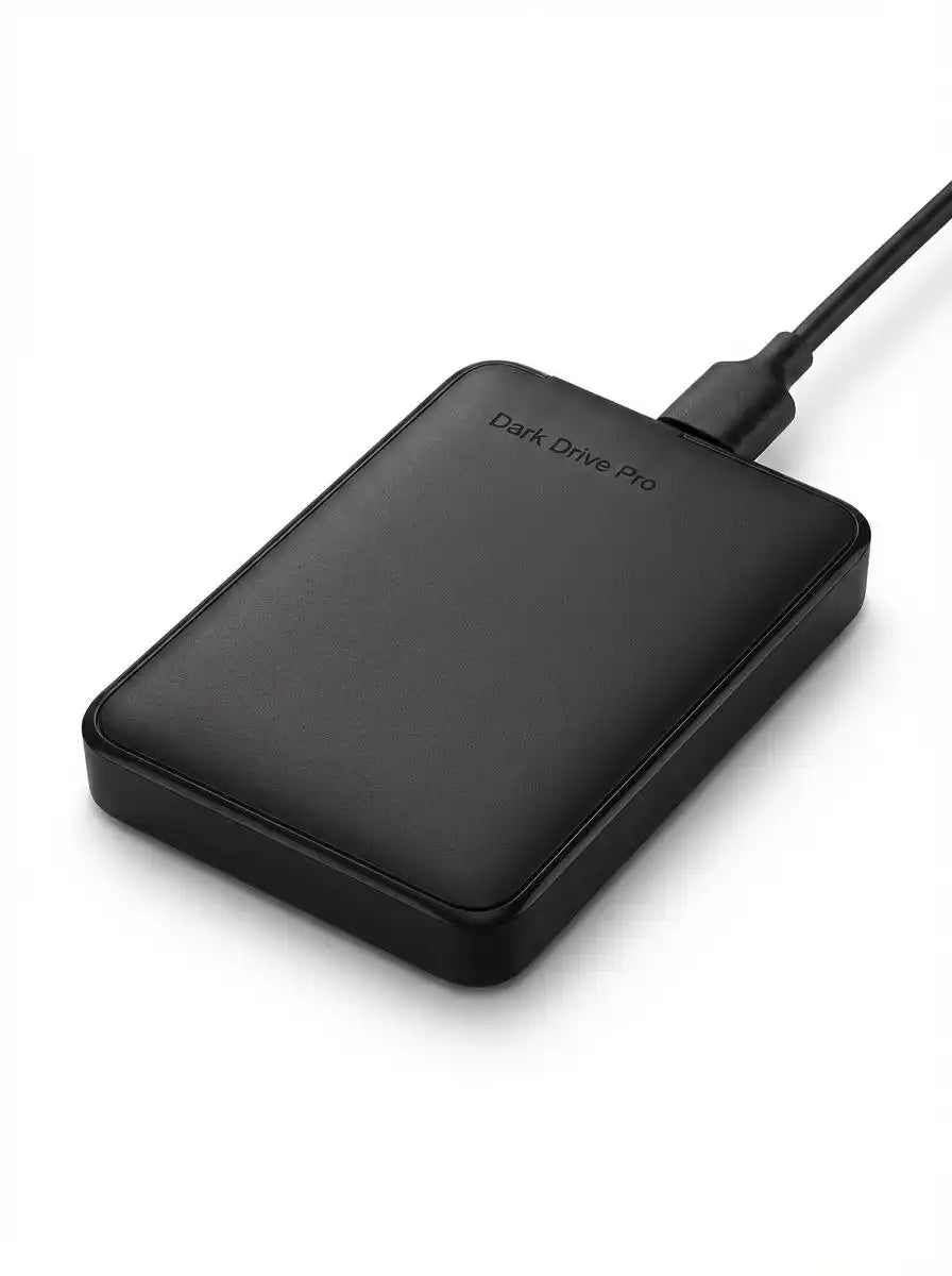 Dark Drive Pro external portable hard drive for data storage and cybersecurity tools.