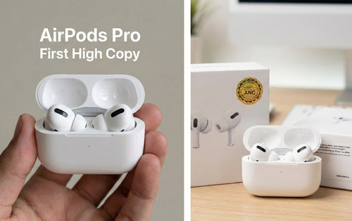 AirPods Pro (First High Copy) - سماعة أذن بلوتوث بعزل ضوضاء وتصميم مطابق للأصل