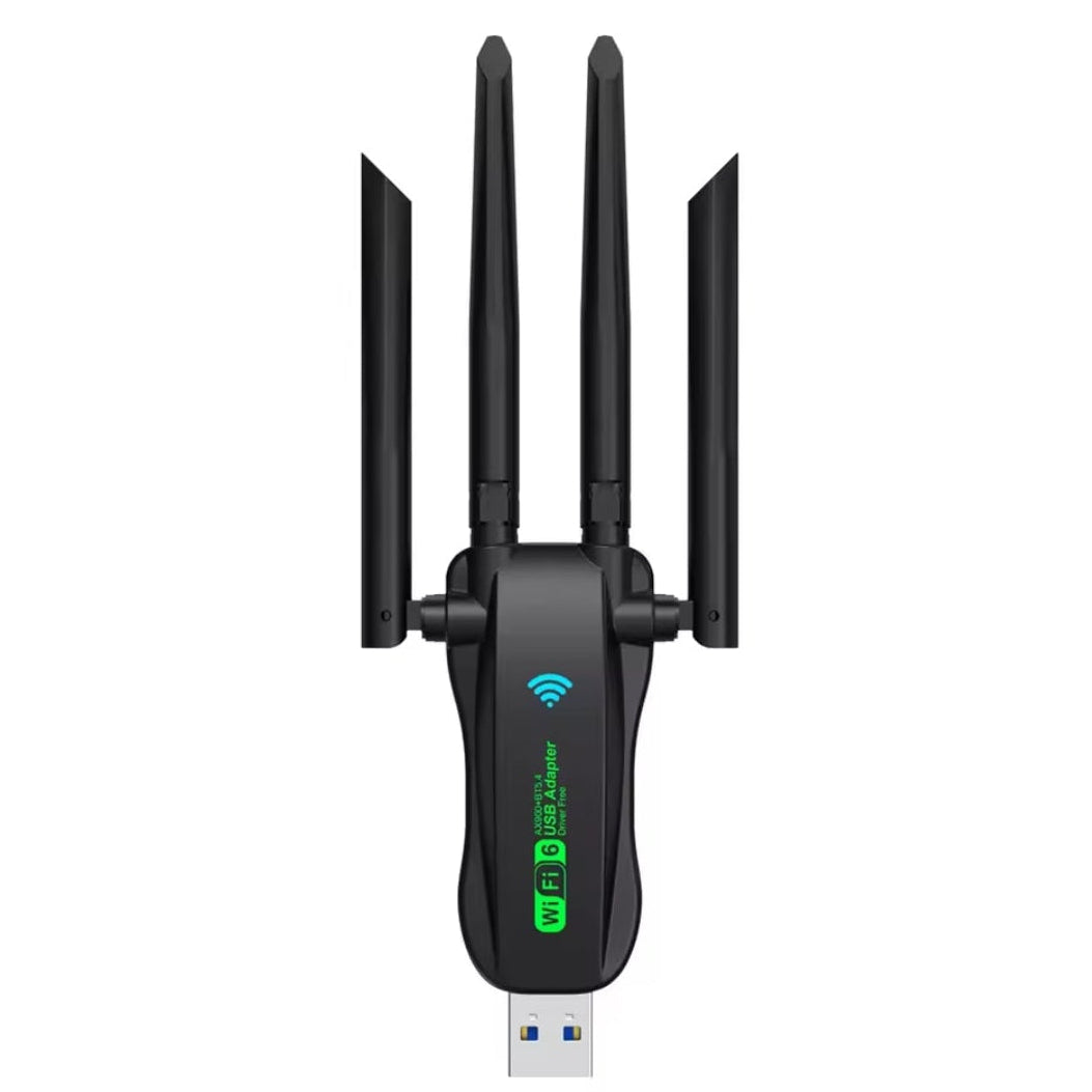 حول جهازك لصاروخ انترنت 🚀: كارت AX900 واي فاي 6 + بلوتوث 5.4 (4 أنتينا)